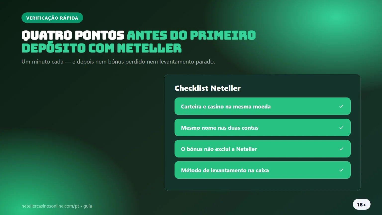 casino online neteller: quatro pontos antes do primeiro depósito